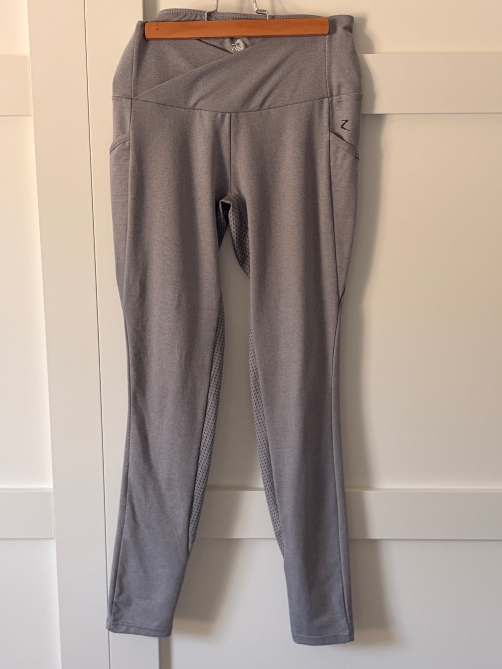 Horze Grey Equestrian Riding Leggings 26/28